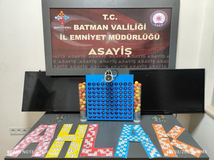 Batman’da tombala operasyonu! 41 kişiye para cezası kesildi