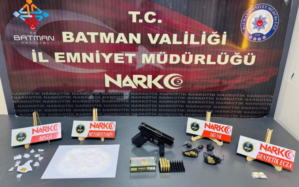Batman’da yasaklı madde ele geçirildi