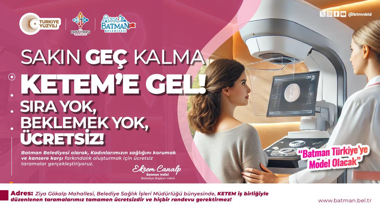 Batman Belediyesi’nden ücretsiz hizmet