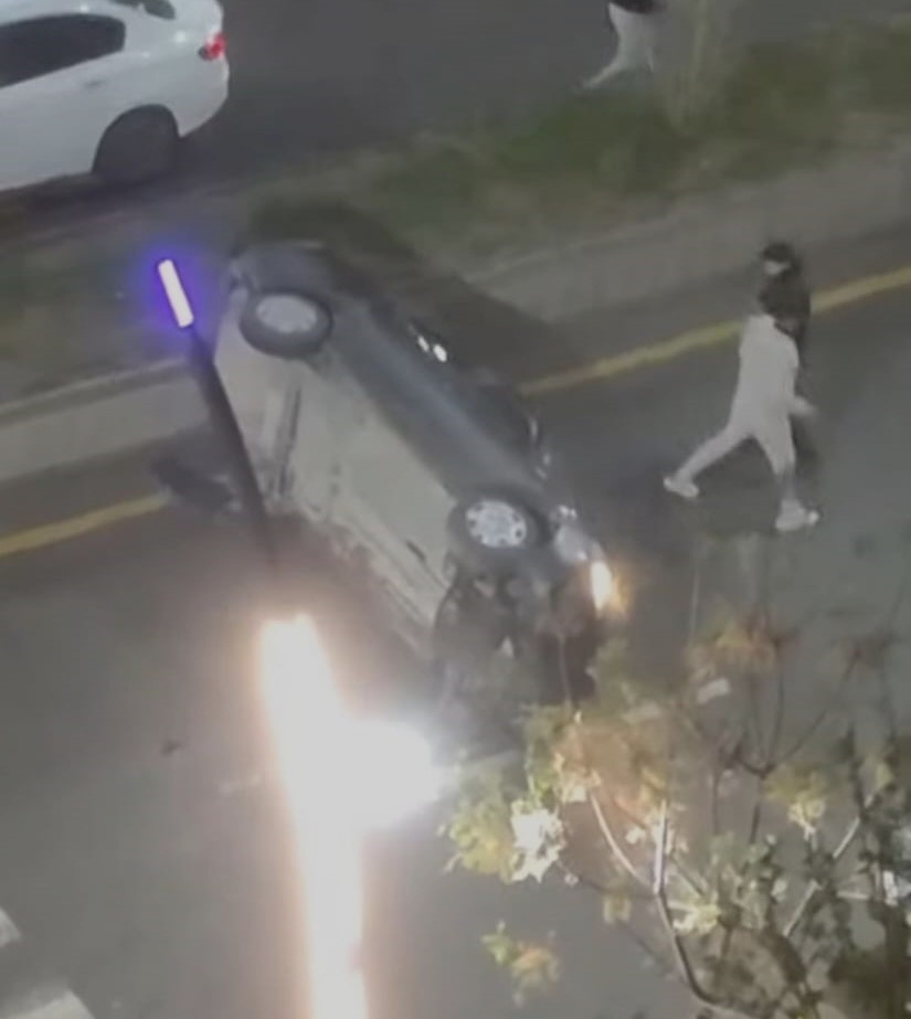 Batman’da yürekleri ağza getiren kaza