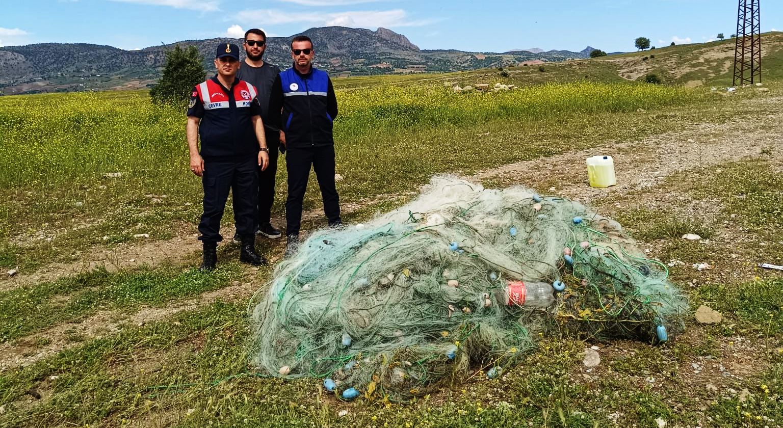 Batman Barajı’nda hayalet ağ bulundu