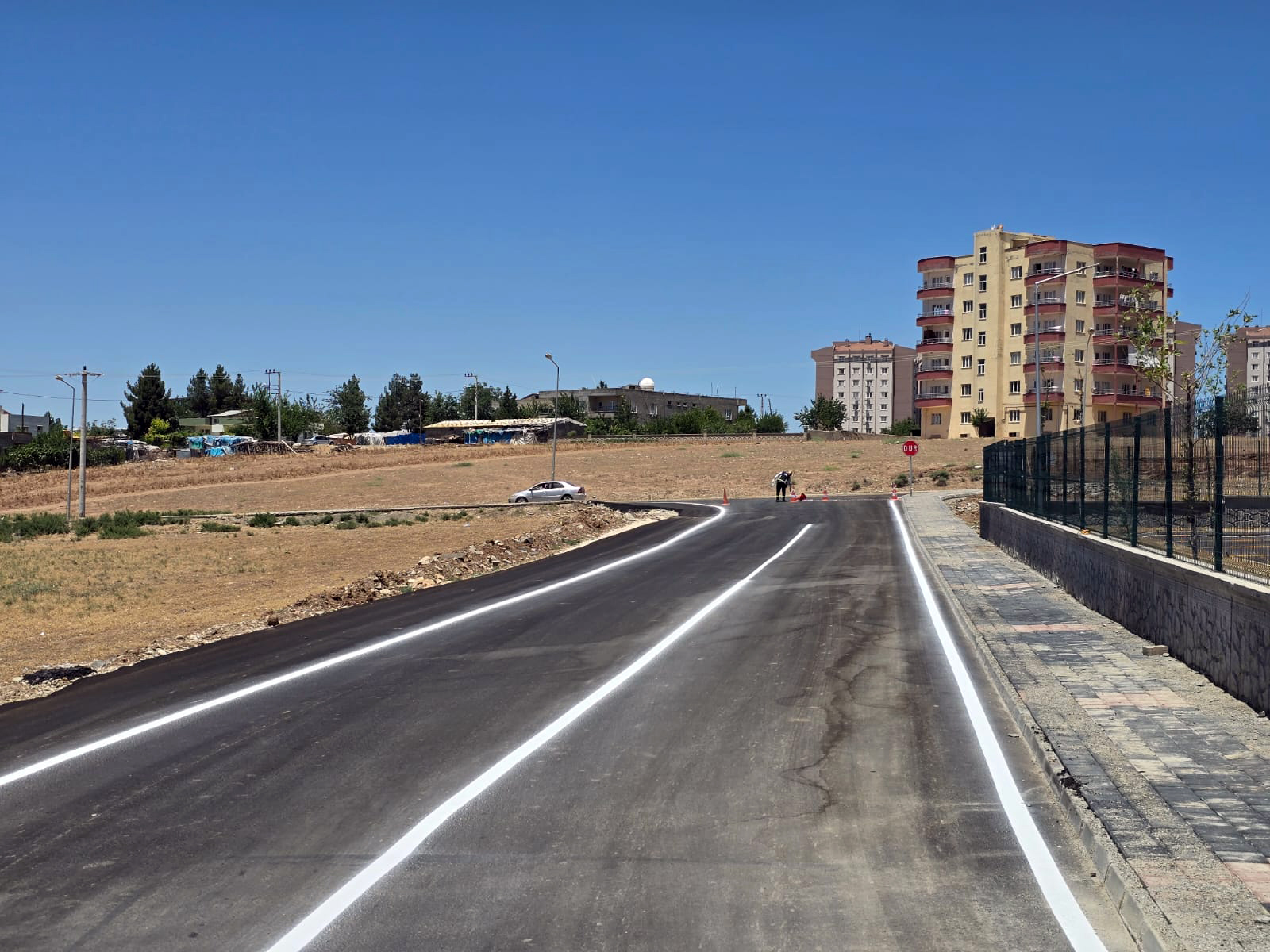 STM yolunda çizgiler tamamlandı