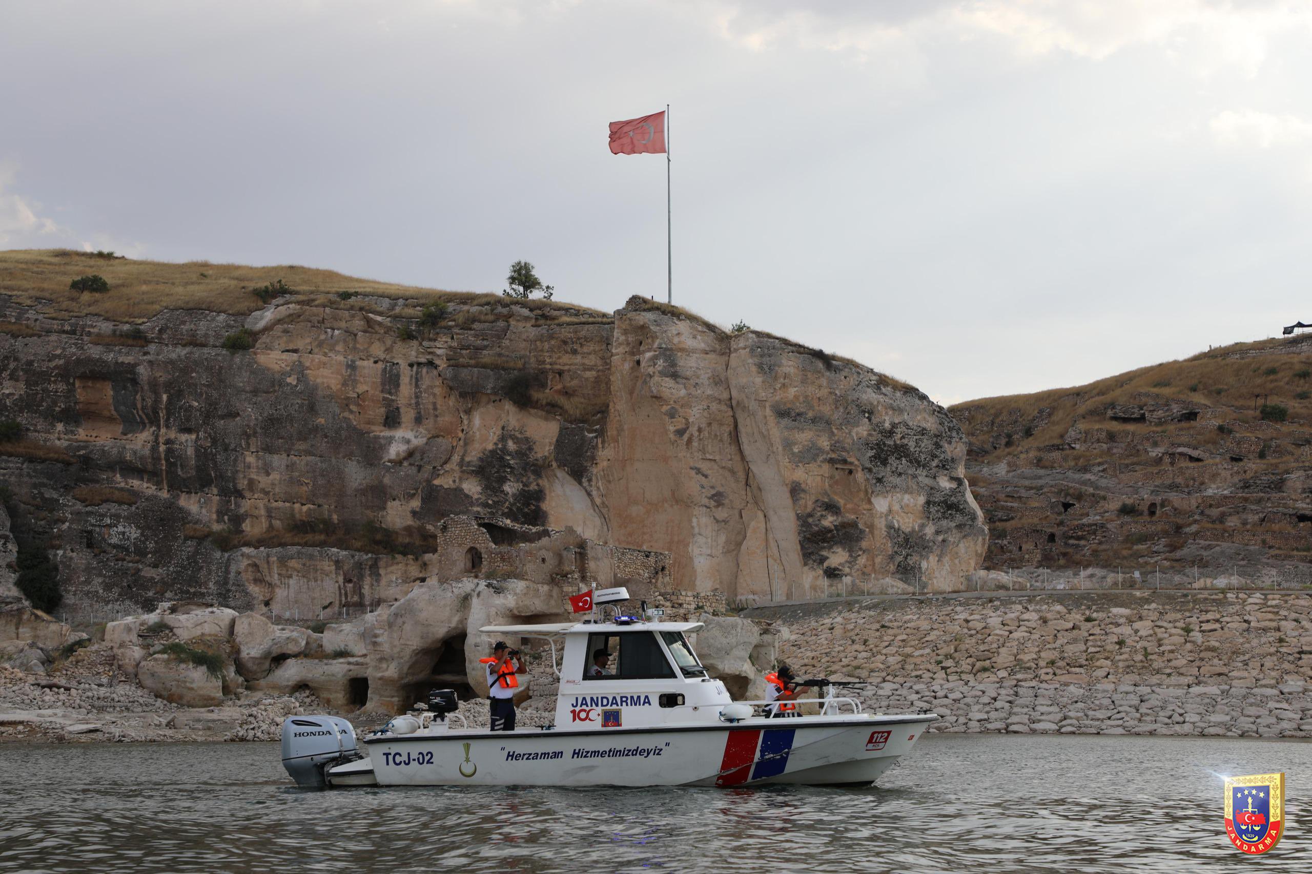 Bot Timi Hasankeyf’te görev başında