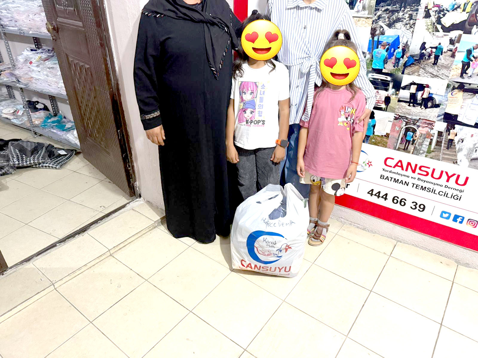 Batman’da 400 aileye yardım