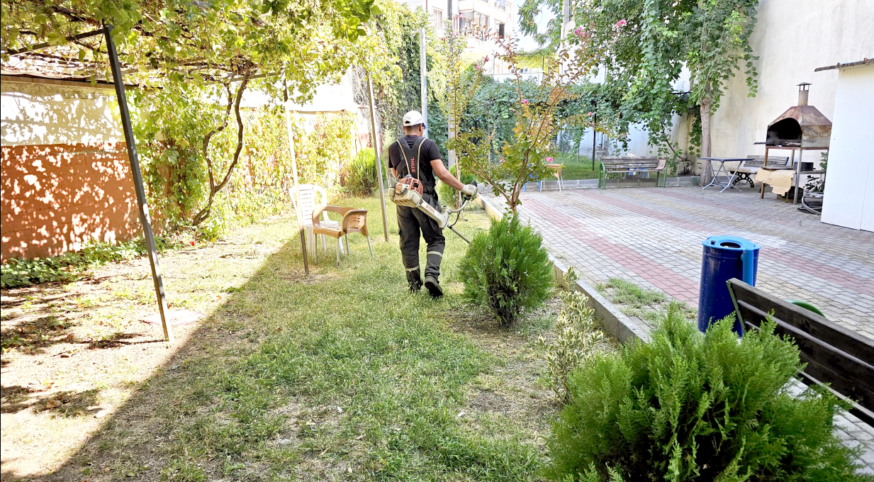 Park ve bahçelerde sonbahar mesaisi