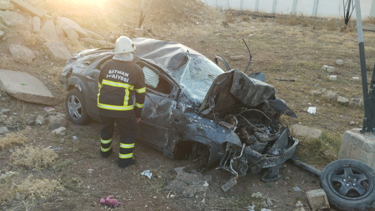 Batman’da trafik kazası! 2 yaralı
