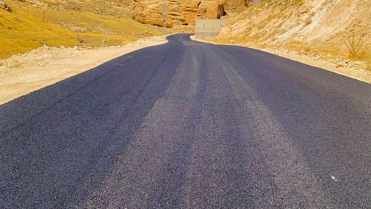Şaab Vadisi yolunda asfalt çalışmaları tamamlandı