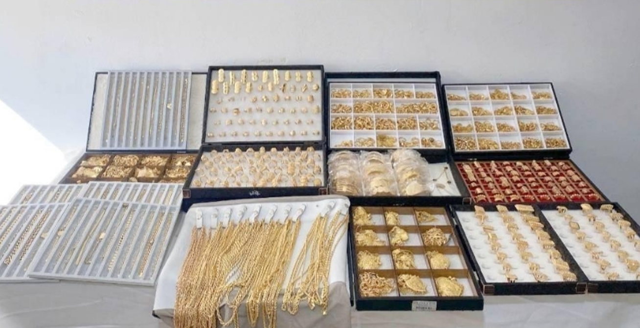 7,5 kilo altın ele geçirildi