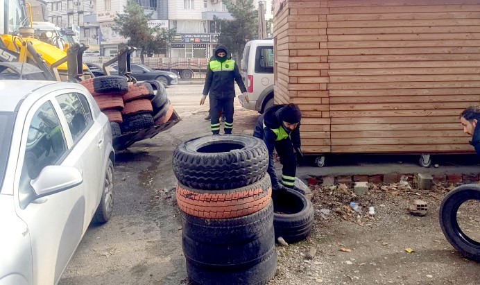 Batman’da 94 ton lastik doğaya değil ekonomiye kazandırıldı