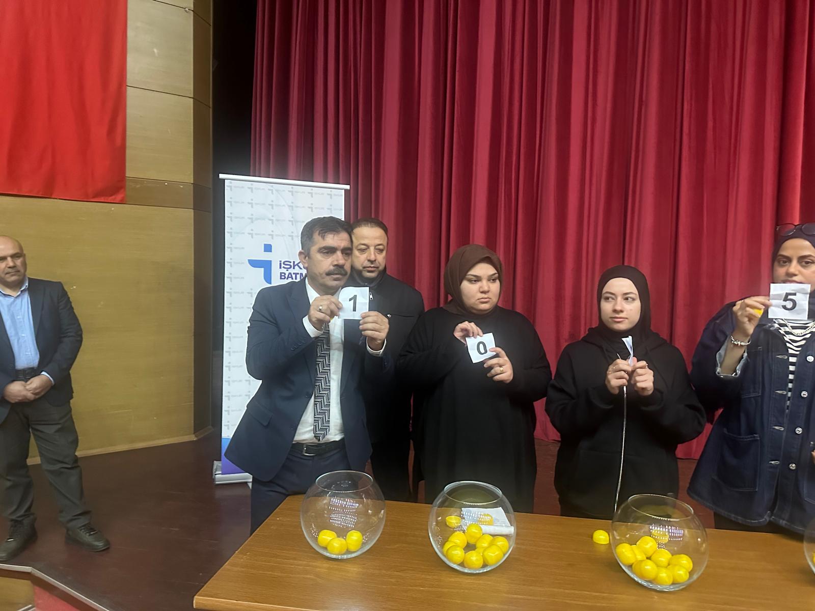 Batman’da İŞKUR kuraları çekildi: 3 bini aşkın başvuru