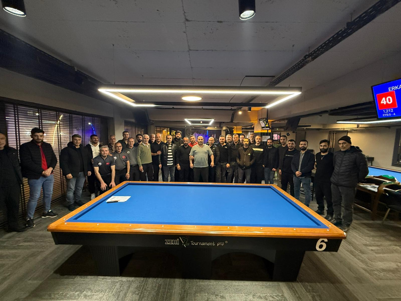 Batman’da bilardo şöleni