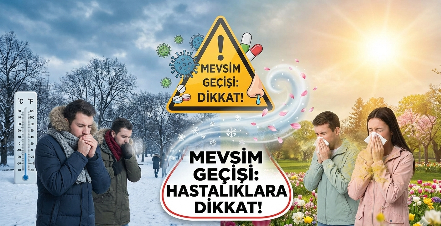 Mevsim geçişlerinde hastalıklara dikkat