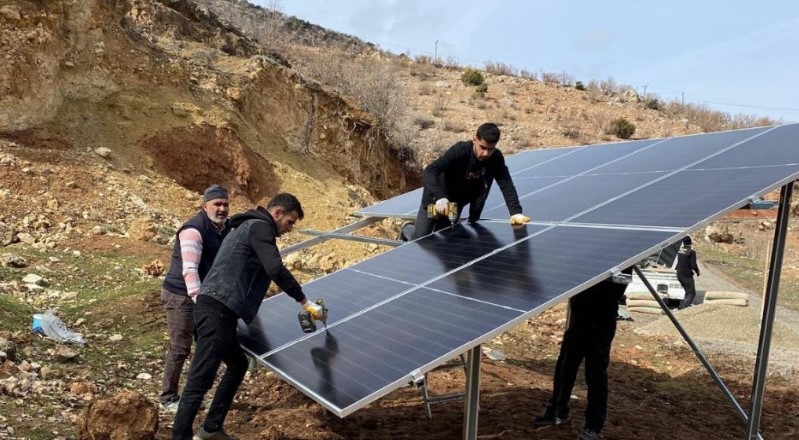 Hasankeyf Akalin köyünde sürdürülebilir su dönemi