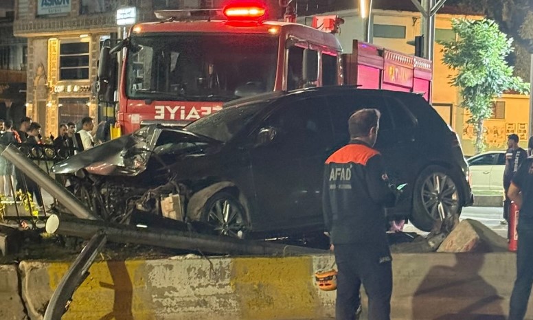 Batman yürekleri ağza getiren kaza