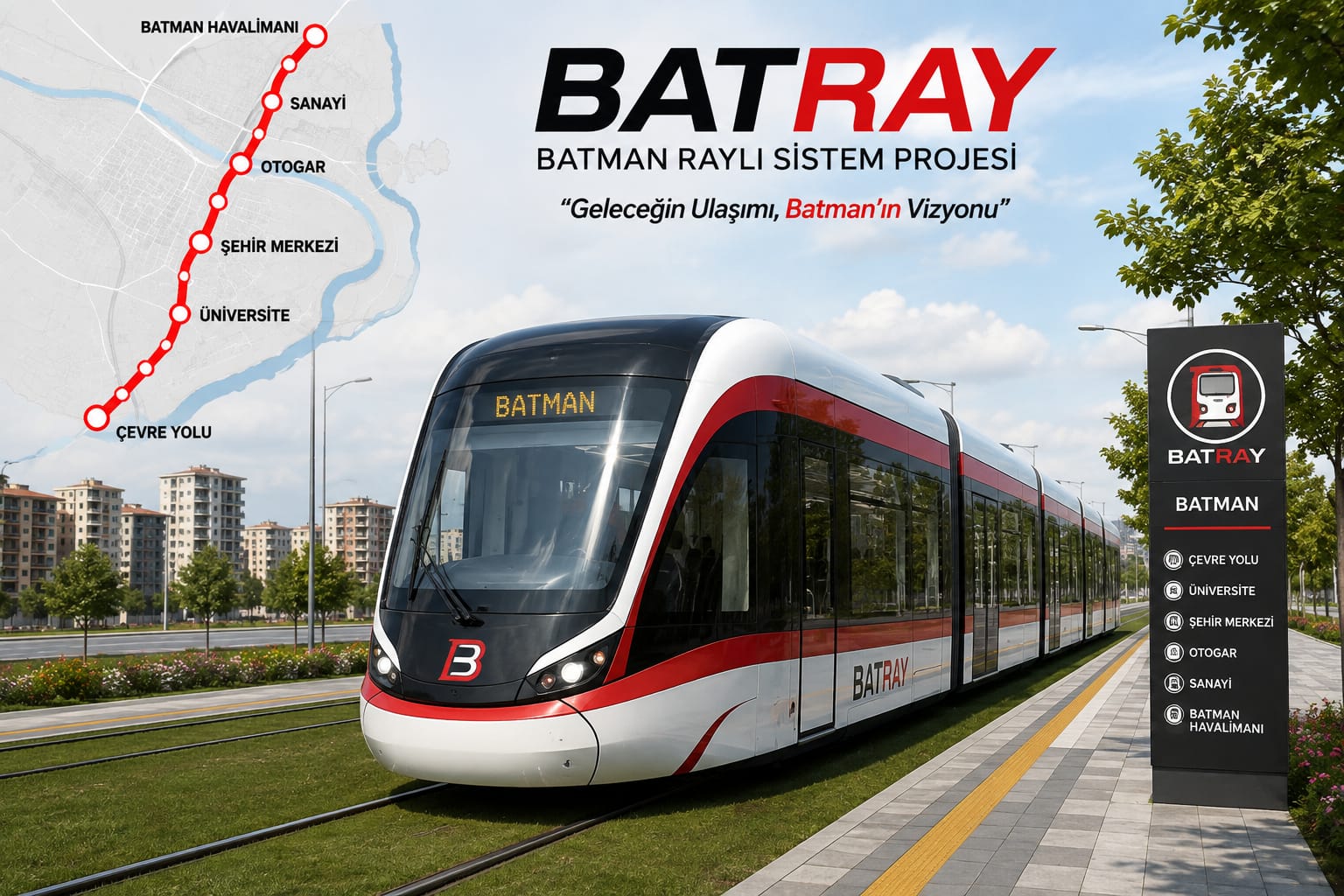 Batman’da BAT-RAY ve toplu taşımada yeni gelişme