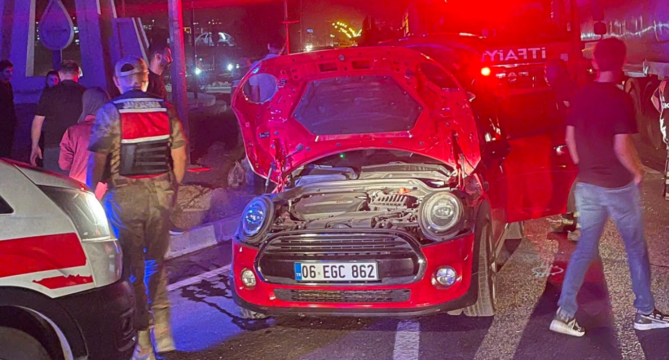 Batman’da eski çöp kavşağında trafik kazası
