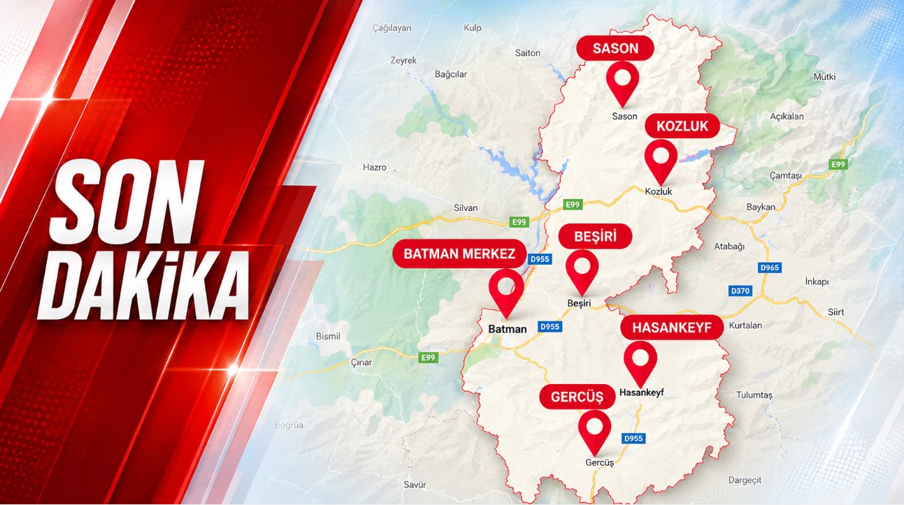 SON DAKİKA! Batman ve 5 ilçesine uyarı