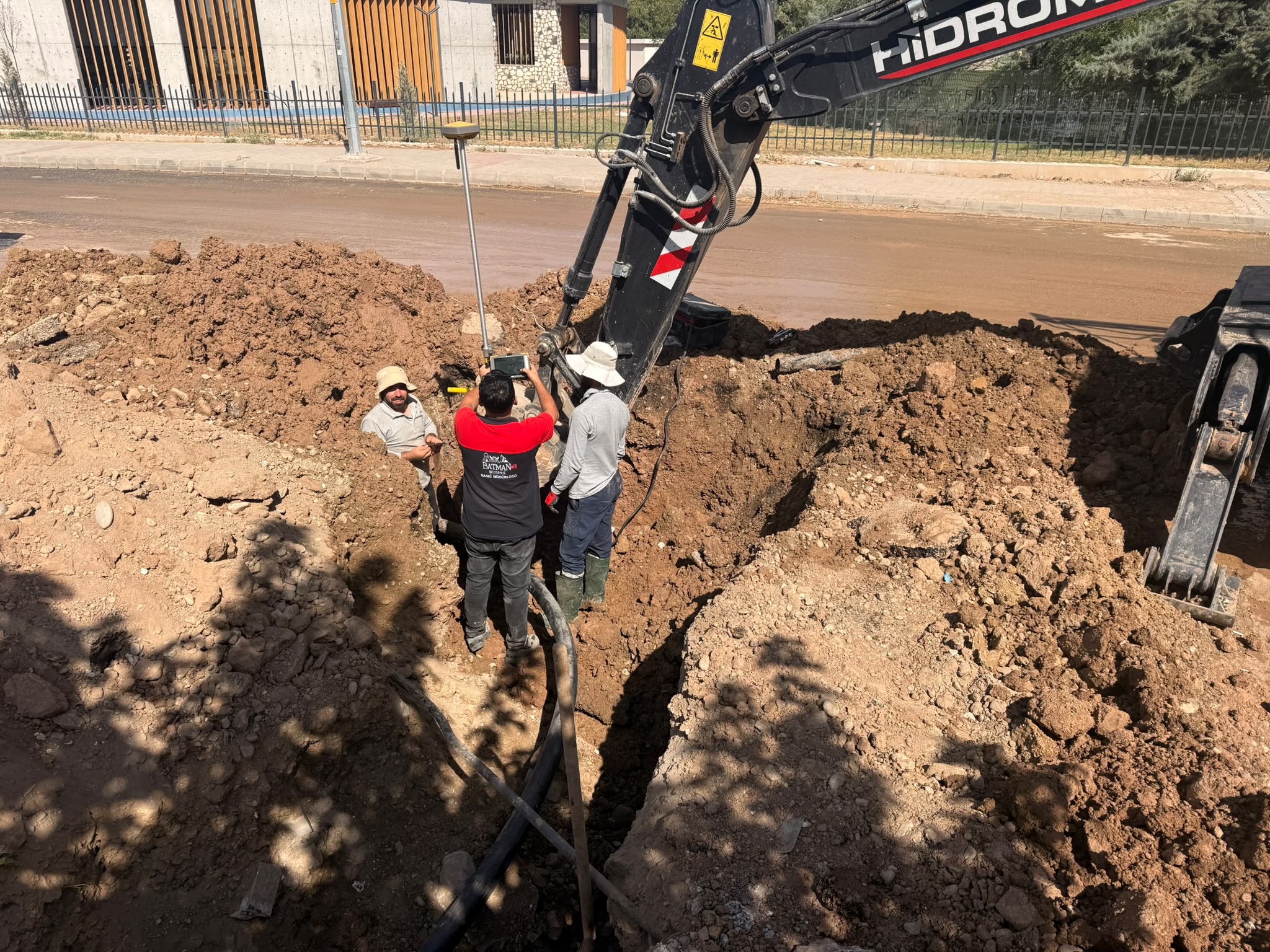 Batman’da 900 metrelik içme suyu hattı