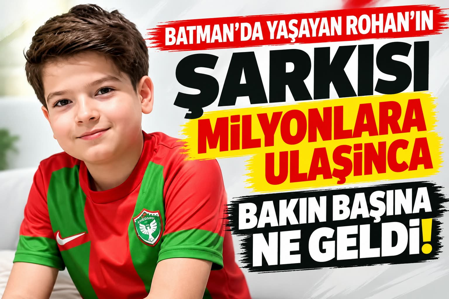 Batman’da yaşayan Rohan’ın şarkısı milyonlara ulaşınca bakın başına ne geldi