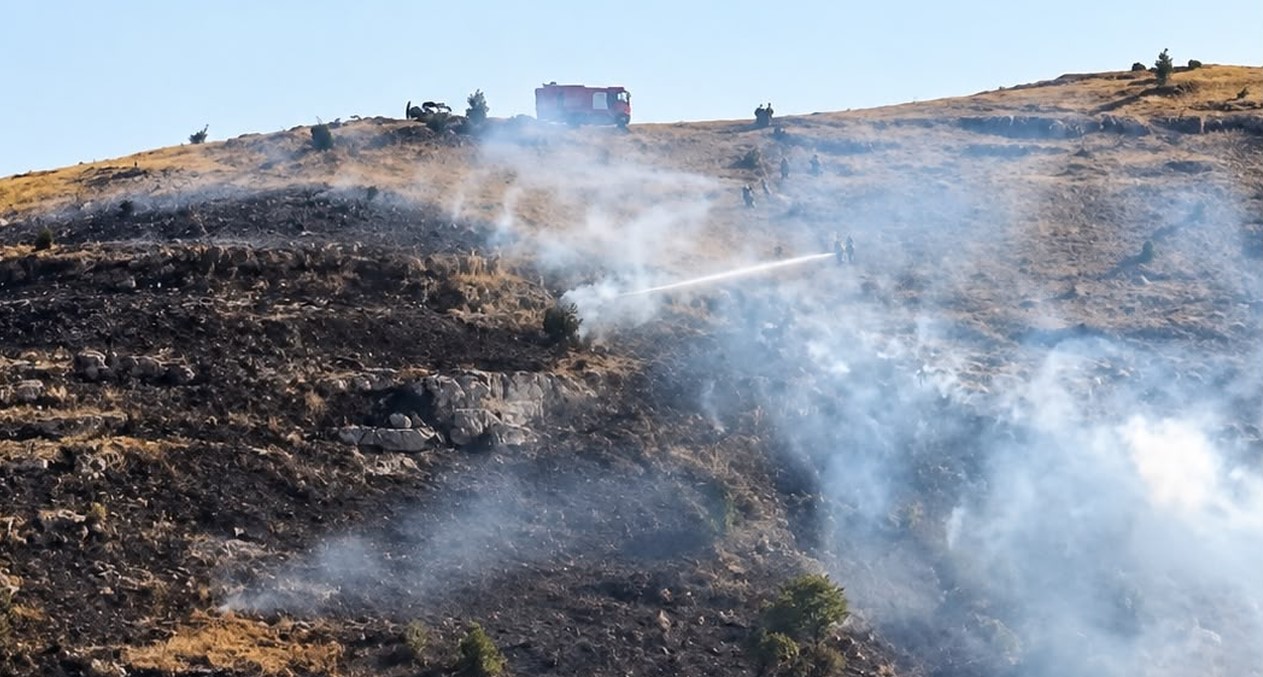 Gercüş’te korkutan yangın