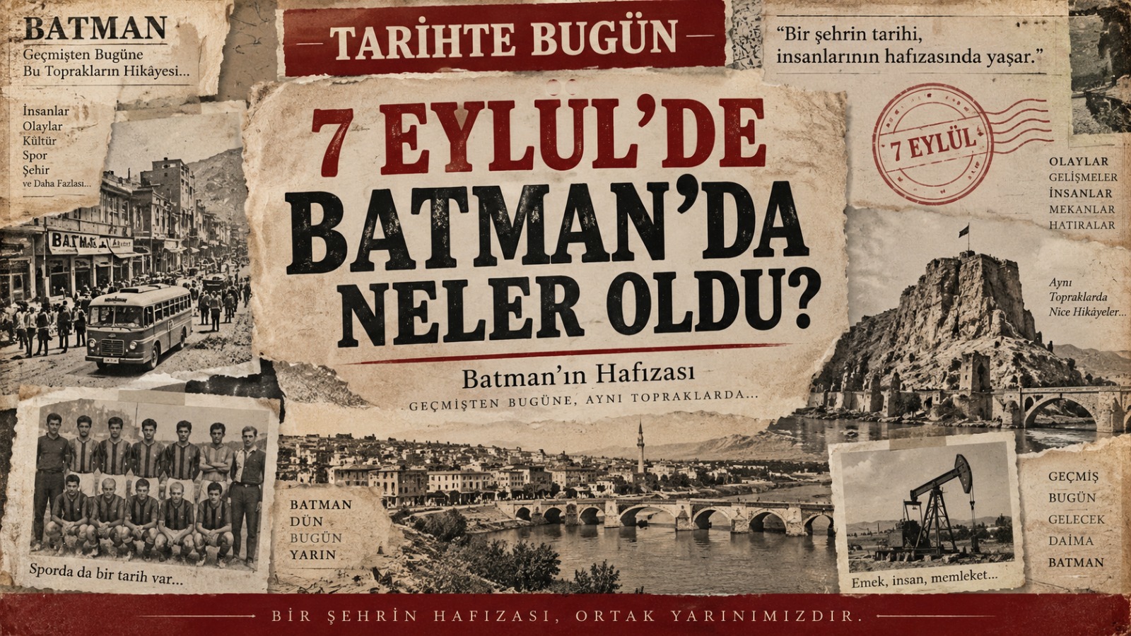 Tarihte Bugün! 7 Eylül’de Batman’da neler yaşandı?