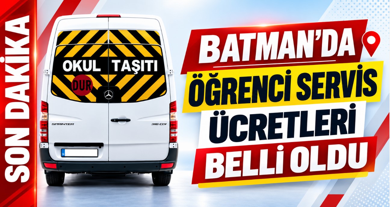 Batman’da öğrenci servis ücretleri belli oldu