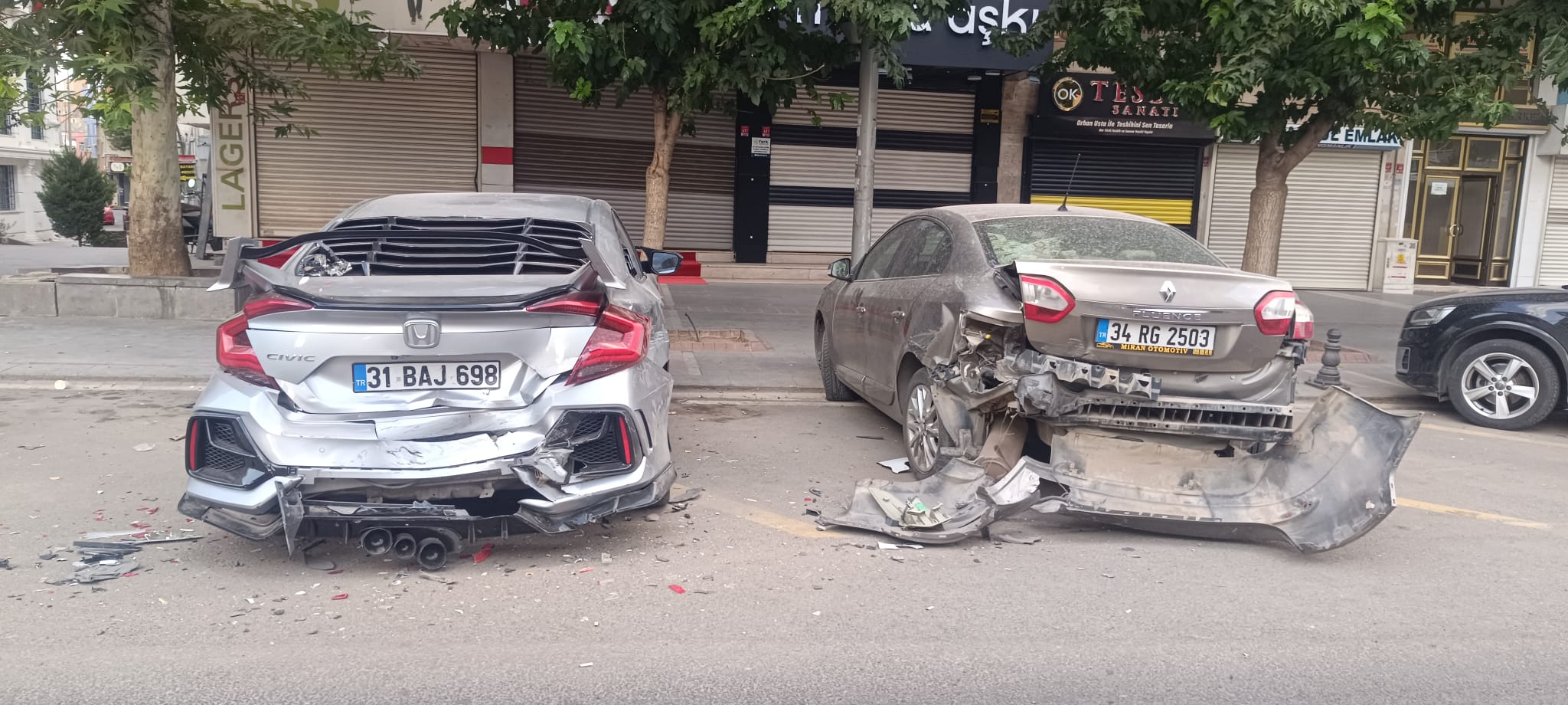 Batman’da korkutan kaza!