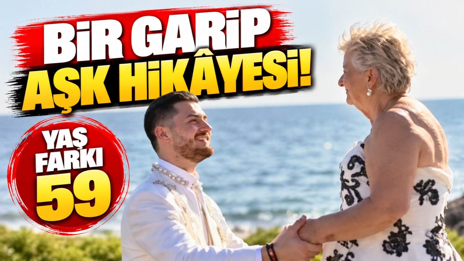 Bir garip aşk hikâyesi! Yaş farkı 59