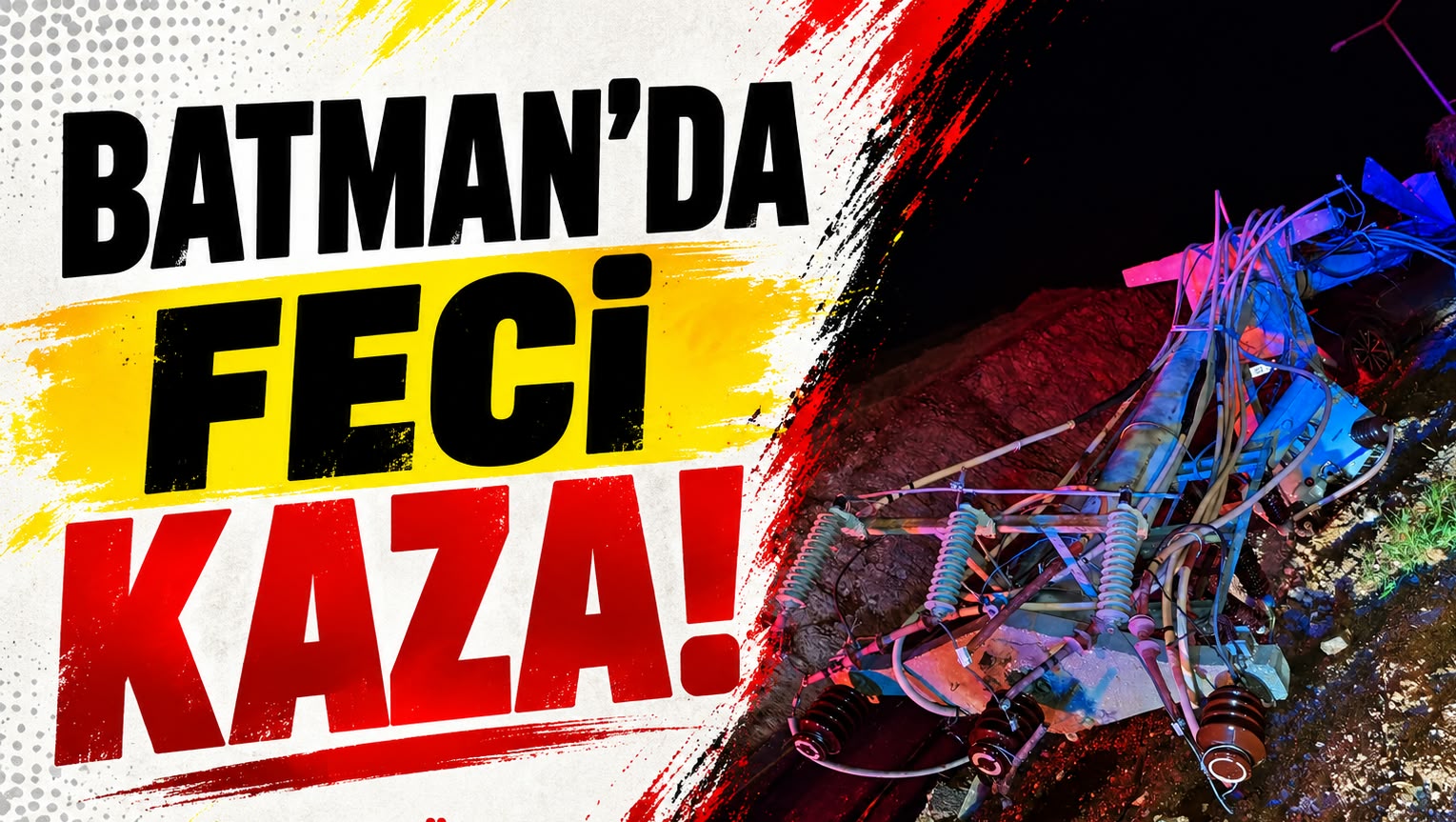 Batman’da feci kaza!