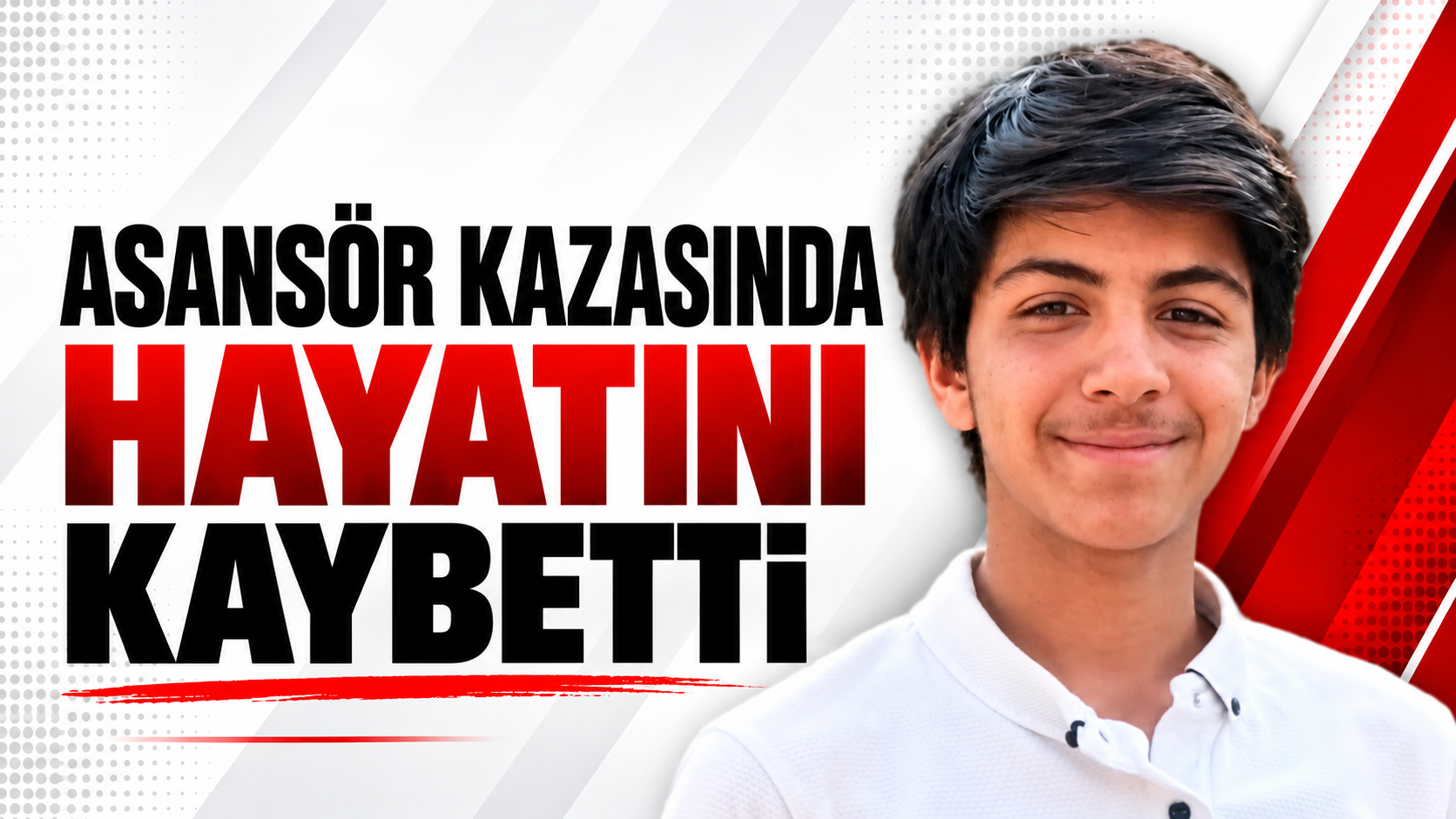 Asansör Kazasında Hayatını Kaybetti